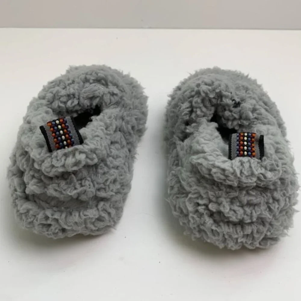 Dearfoams Sleet Skye Teddy Closed Back Slippers